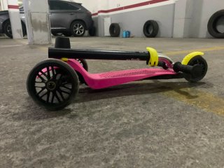 Patinete 3 ruedas rosa