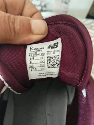 New Balance 550 Rojo/Blanco (1 uso)