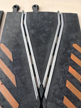 Scalextric antiguo cambió carril cruce pista 32-1