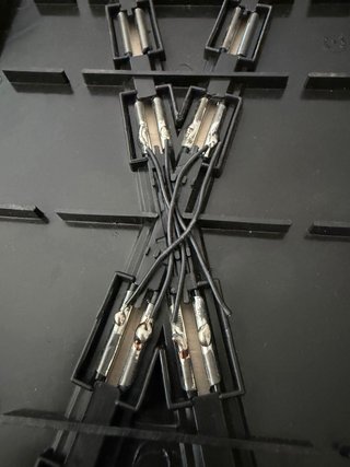 Scalextric antiguo cambió carril cruce pista 32-1