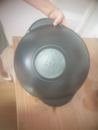 Olla Wok Hierro Fundido Negra a estrenar