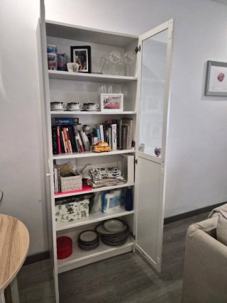 Estantería / vitrina Billy Oxberg Ikea