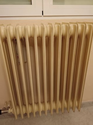 3 Radiadores Calefacción Metal Beige