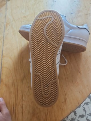 Zapatillas Adidas Superstar Blancas y Doradas