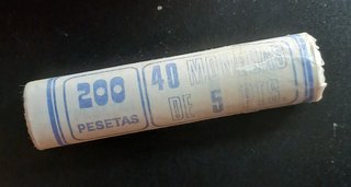 Cartucho 5 Pesetas 1990 (Modelo pequeño)