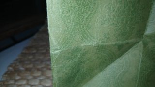 Bolsa de papel Gucci verde y negra