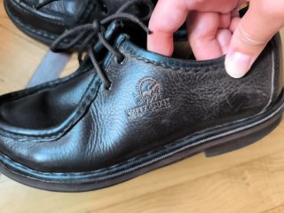 Zapatos de piel marrón oscuro 40-41 CALLAGHAN