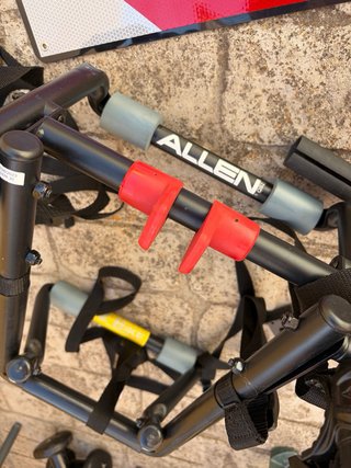 Portabicicletas trasero ALLEN+Señal V20+bridas