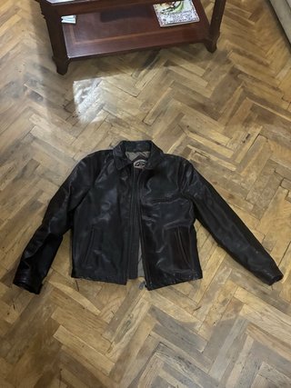 Chaqueta de cuero CHEVIGNON marrón
