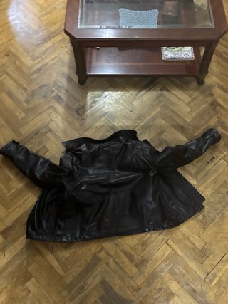 Chaqueta de cuero CHEVIGNON marrón