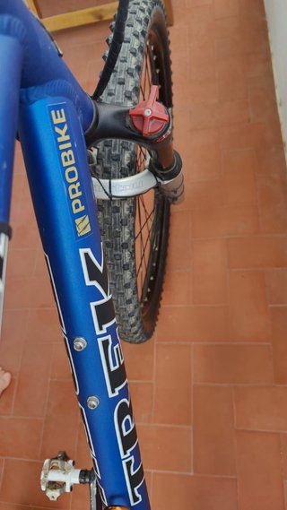 Bicicleta TMB TREK Doble Suspensión y Pedal Autom.