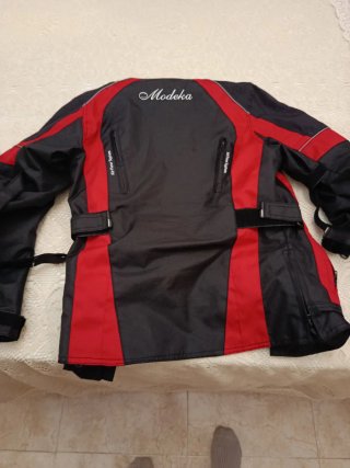 Chaqueta Moto Negra y Roja Talla 36