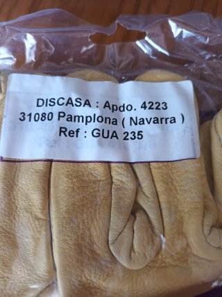 Guantes de piel TCR para trabajo