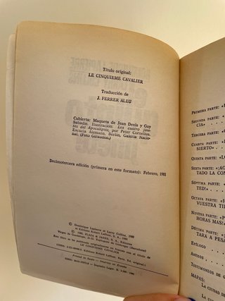 Libro El quinto jinete