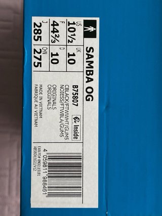 Zapatillas Adidas Samba Talla 44 2/3