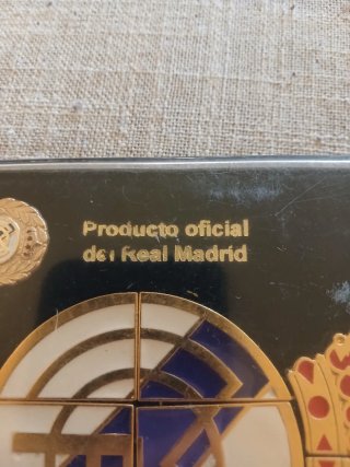 Puzzle Escudo Real Madrid Bañado en Oro