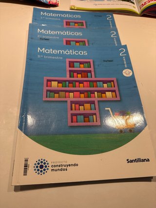 Matemáticas 2 Primaria Paginas escritas .