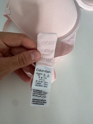 Sujetador Calvin Klein rosa nuevo