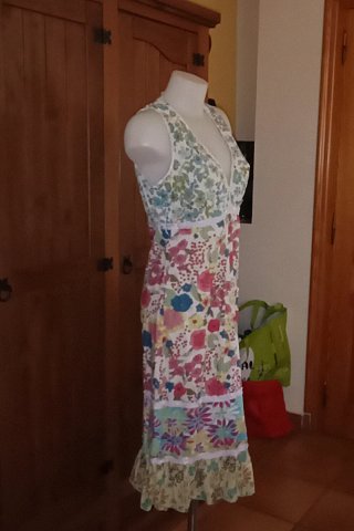 Vestido Flamenco Multicolor Talla XLPequeña