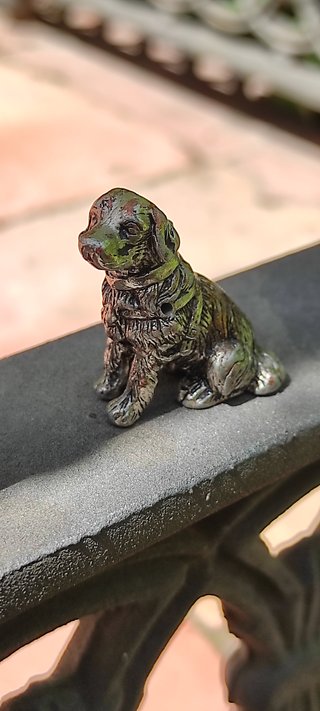 Perro guia metal colección