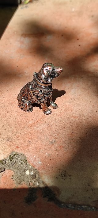 Perro guia metal colección