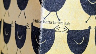 Scacciapensieri Cubo Firenze Vintage Felice Botta