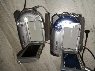 2 Videocámaras Canon DC201 y DC211