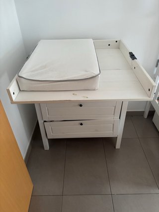 Cambiador madera blanco Sundvik Ikea