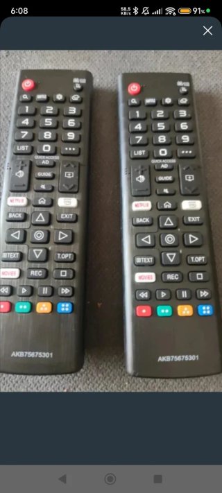 Mandos a distancia para TV LG . A estrenar