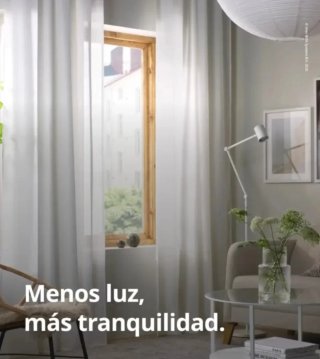 Cortinas blancas de tela