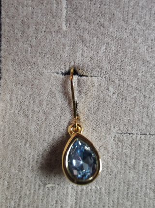 Pendientes Azurine Doré Baño Oro oro de 24 quilat