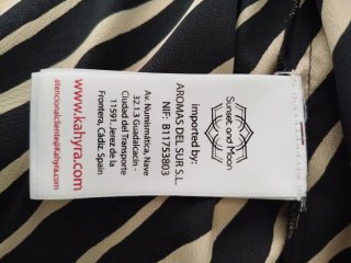 Vestido estampado cebra m/l. t. M. Sunset and Moon
