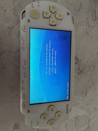 Consola Sony PSP 1004 Blanca con juegos