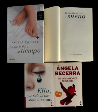 Lote 4 libros Ángela Becerra | Novela Romántica