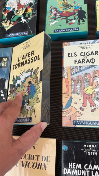 Colección VHS Tintín Hergé Precintadas catalán