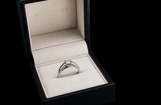 Anillo Bvlgari Solitario Diamante 0,47CT platino