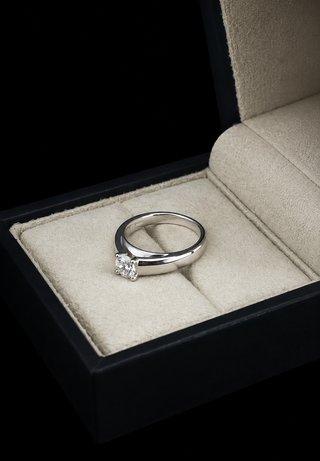 Anillo Bvlgari Solitario Diamante 0,47CT platino