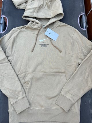 LIQUIDACION LOTE - Sudadera Nike Beige Swoosh