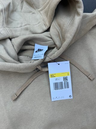 LIQUIDACION LOTE - Sudadera Nike Beige Swoosh