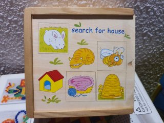 Puzzle Osito y Memory Animales Madera