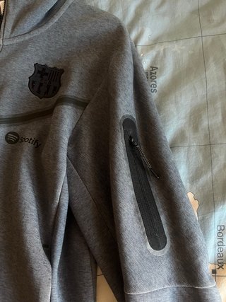 Chaqueta Nike gris FC Barcelona