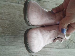 Zapatos niña rosa con lazo