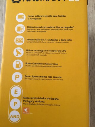 GPS Navegador NAVMAN F-20 con mapas  de España, Po