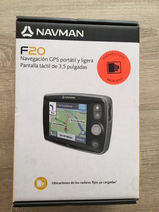 GPS Navegador NAVMAN F-20 con mapas  de España, Po
