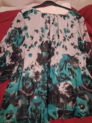 Blusa estampada mujer talla 54
