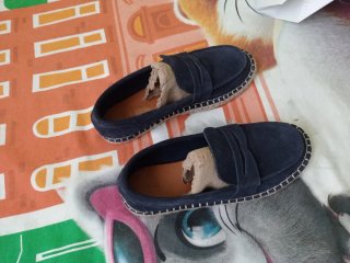 Mocasines niño azul talla 36