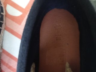 Mocasines niño azul talla 36