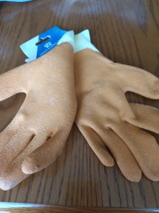 Guantes Industriales SHOWA Naranja y Amarillo