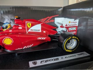 Ferrari F2012 Fernando Alonso 1:18 Hot Wheels