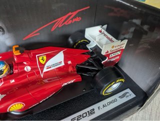 Ferrari F2012 Fernando Alonso 1:18 Hot Wheels